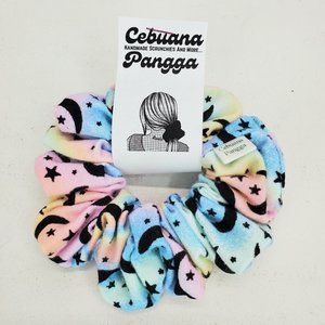 Handmade Women's Scrunchies Large Multicolor Print